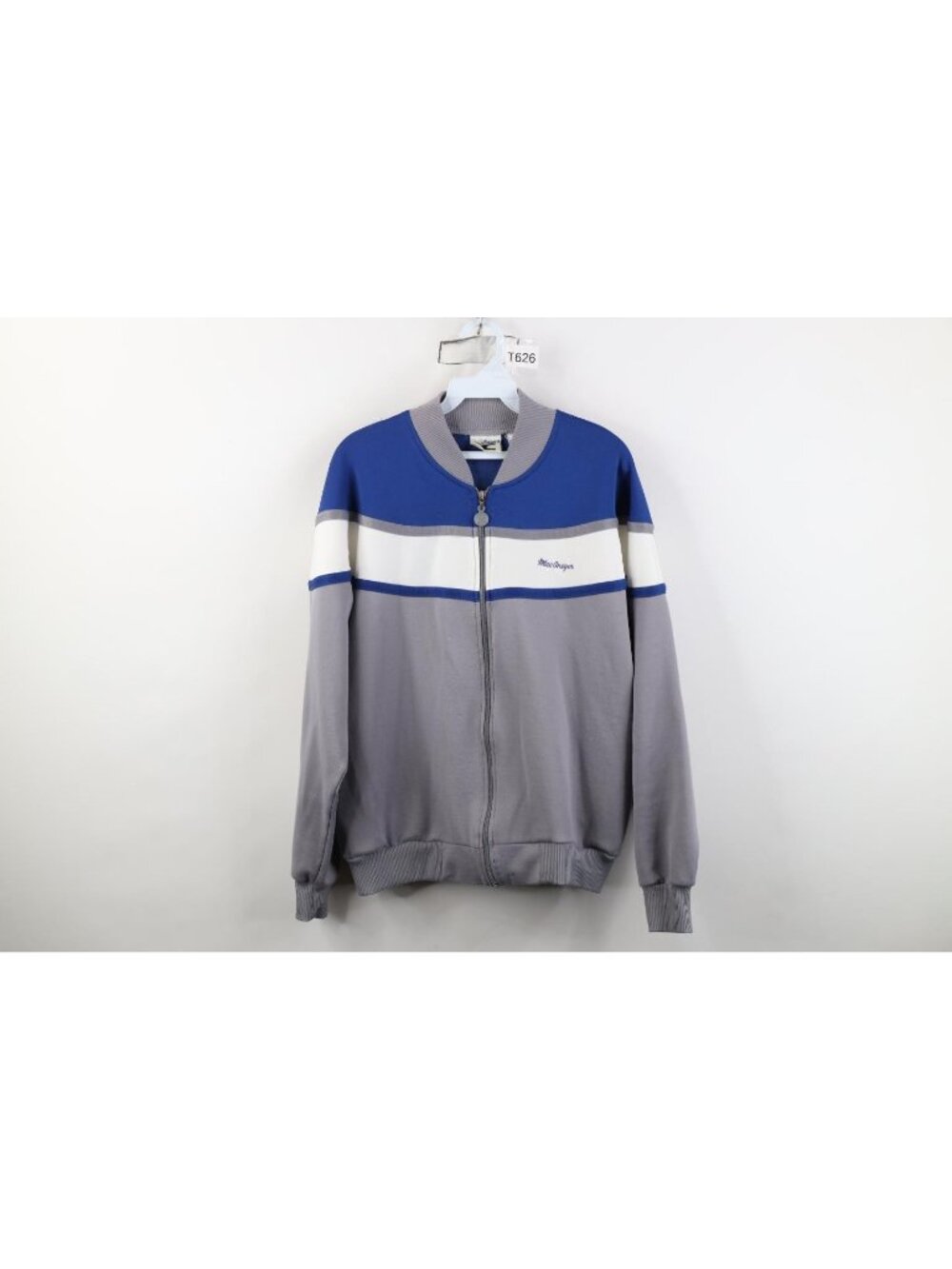 Vintage 90s Streetwear Mens Size Medium Color Block Warm Up Tennis Track Jacket